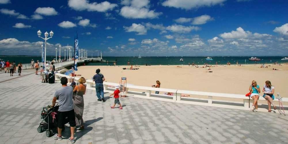 T2 Face Au Port De Plaisance Et Plage D'Eyrac -Terrasse -Parking Daire Arcachon Dış mekan fotoğraf